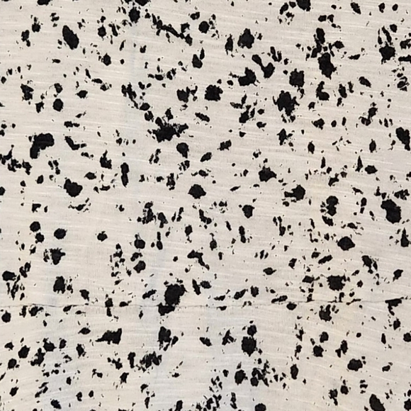 Apt 9 women's white and black long sleeve peplum top size M B12 - Picture 3 of 6